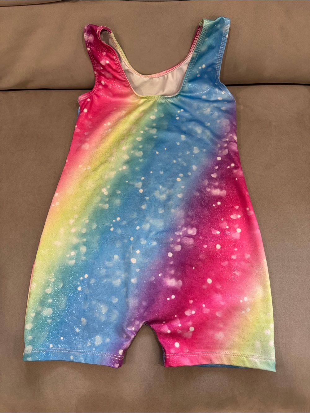 Rainbow Tie-Dye Kids One-Piece Romper